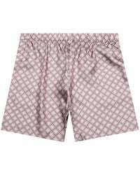 John Elliott - Printed Silk Shorts - Lyst