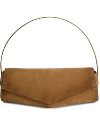 Jil Sander - Kante Suede Shoulder Bag - Lyst