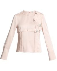 Erdem - Camicia Con Decorazione - Lyst