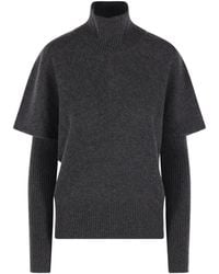 FEDERICA TOSI - Layered High-Neck Sweater - Lyst