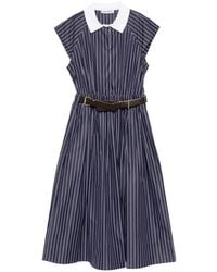 Dice Kayek - Belted Midi Dress - Lyst