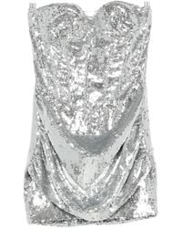The New Arrivals Ilkyaz Ozel - Pamela Sequined Mini Dress - Lyst