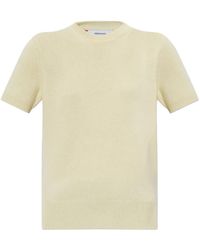Ferragamo - Short-Sleeve Cashmere Sweater - Lyst