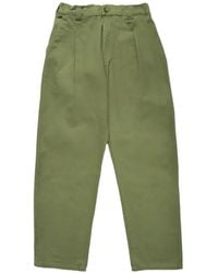 Service Works - Drill Waiters Pleated Trousers - Lyst