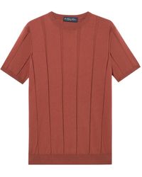 Brooks Brothers - Cotton Ribbed T-Shirt - Lyst