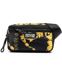 Versace - Chain Couture-print Belt Bag - Lyst