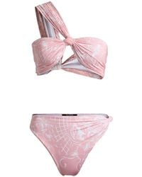 Balmain - Printed Lycra Swimsuit - Lyst