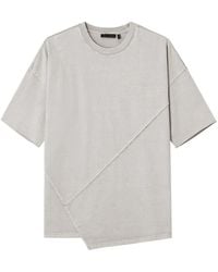 FIVE CM - Panelled Raw-Cut T-Shirt - Lyst