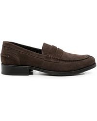 VELA SHOP - Mocassins En Daim À Entaille Penny - Lyst