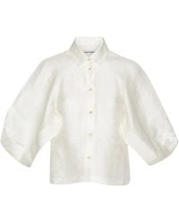 Henrik Vibskov - Camisa Con Manga Balloon - Lyst