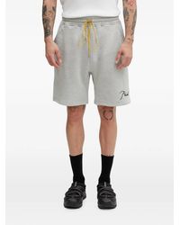 Rhude - Logo-Embroidered Drawstring Shorts - Lyst