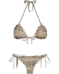 Amir Slama - Python Print Bikini Set - Lyst