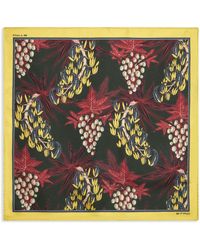 Etro - Floral-print Silk Pocket Square - Lyst