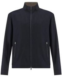 Paul & Shark - Veste En Laine À Fermeture Zippée - Lyst