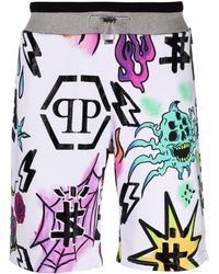 Pantalones cortos Philipp Plein de hombre: hasta el 50 % de descuento | Lyst