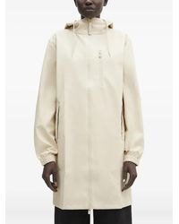 Rains - Trenchcoat Met Capuchon En Rits - Lyst
