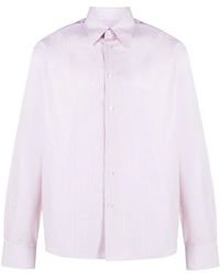 Lanvin - Pinstripe-Print Cotton Shirt - Lyst