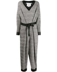 Stella McCartney ニット ジャンプスーツ - ブラック