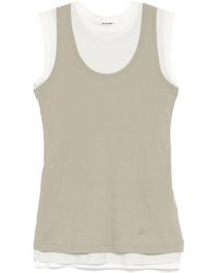 Jil Sander - Trägershirt im Layering-Look - Lyst
