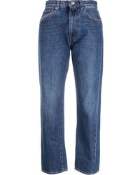 Totême - Cropped Straight-leg Jeans - Lyst