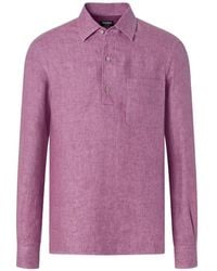 ZEGNA - Oasi Lino Pocket Shirt - Lyst