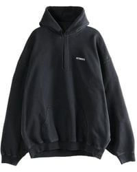 Vetements - Logo-Detail Hoodie - Lyst