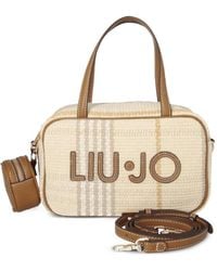 Liu Jo - Logo-Patch Bowling Bag - Lyst