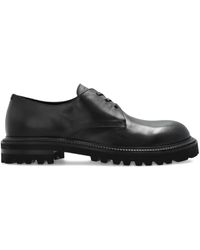Giorgio Armani - Lace-Up Chunky Derby Shoes - Lyst