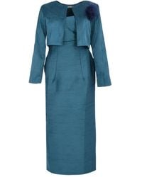 Baruni - Set de dos vestidos largos con detalle de costuras - Lyst
