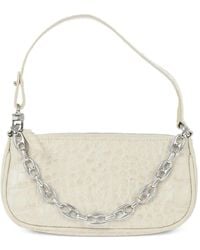 BY FAR - Mini Crocodile-Effect Leather Shoulder-Bag - Lyst