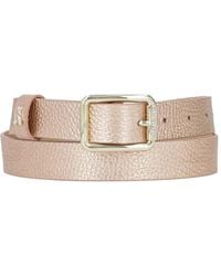 Patrizia Pepe - Metallic Finish Belt - Lyst