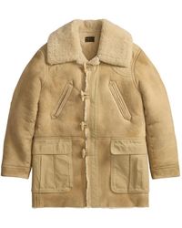 RRL - Shearling Pocket Coat - Lyst