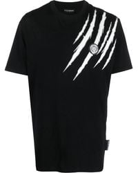 Philipp Plein - T-Shirt Mit Grafischem Print - Lyst
