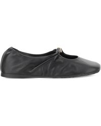 Loewe - Pebble Soft Ballet Flats - Lyst