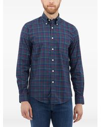 Brooks Brothers - Plaid-Pattern Button-Fastening Shirt - Lyst