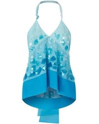 Pinko - Haut À Ornements De Sequins - Lyst