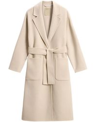 Woolrich - ベルテッド コート - Lyst