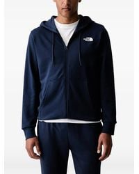 The North Face - Simple Dome Logo-Print Zip-Up Hoodie - Lyst