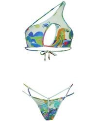 Amir Slama - One-Shoulder Cutout Bikini - Lyst