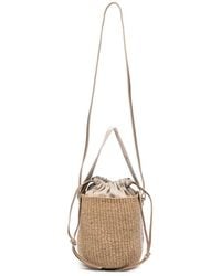 Chloé - Small Logo-Tape Bucket Bag - Lyst