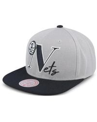 Mitchell & Ness - X Nba Brooklyn Nets Top Letter Cap - Lyst