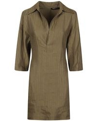 Petar Petrov - Robe Courte À Col Ouvert - Lyst
