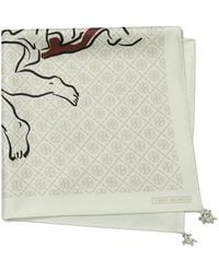 Tory Burch - T-Monogram Cherub Silk Neckerchief - Lyst