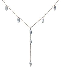 LOEV - 14K Recycled Rose Diamond Y-Shaped Necklace - Lyst
