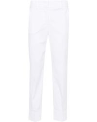 Peserico - Pressed-crease Straight-leg Trousers - Lyst