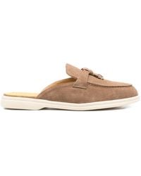 Doucal's - Mules En Daim À Glands - Lyst