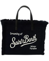 MC2 Saint Barth - Colette Fringed-Edge Corduroy Tote Bag - Lyst