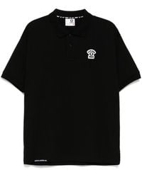 Aape By A Bathing Ape - Poloshirt Met Moonface-Logo - Lyst