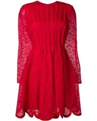 Valentino Garavani - Skaterkleid Mit Blumen-Print - Lyst