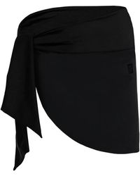Balmain - Asymmetric Tie Sarong - Lyst